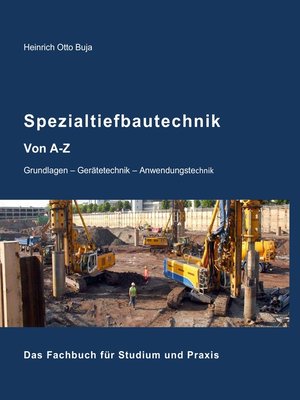 cover image of Spezialtiefbautechnik von A-Z